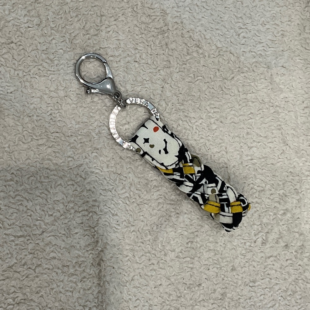Patterned Keychain Holder With Clip - image 1
